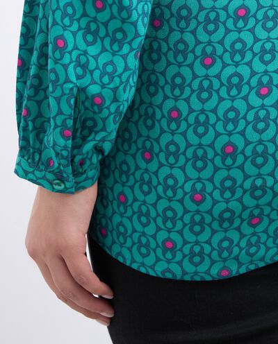 Blusa curvy stampata donna detail 2