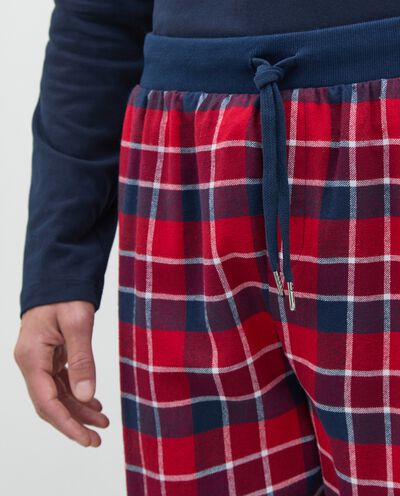 Pantalone pigiama in flanella di puro cotone uomo detail 2