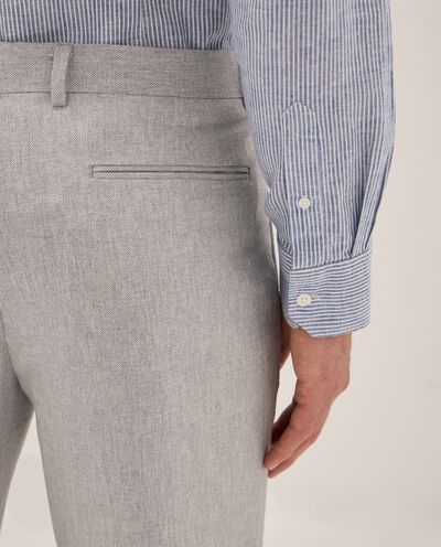 Pantaloni Rumford in misto lino uomo detail 2