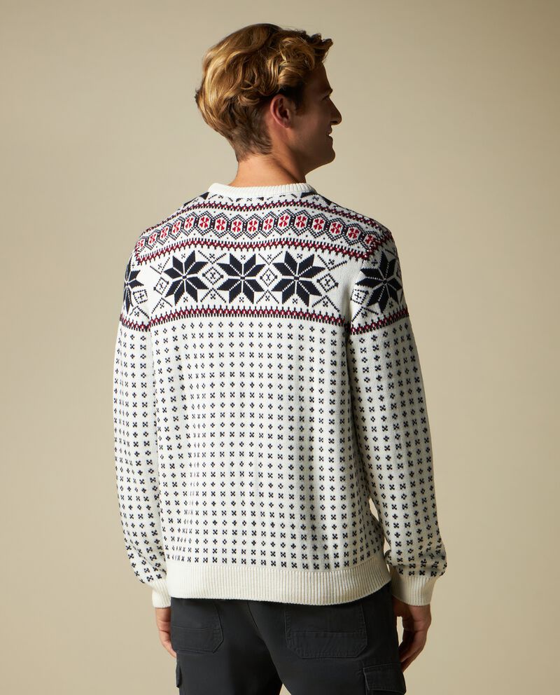 Girocollo tricot con lavorazione jacquard Natale uomo single tile 1 