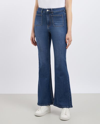 Jeans flare fit donna detail 1