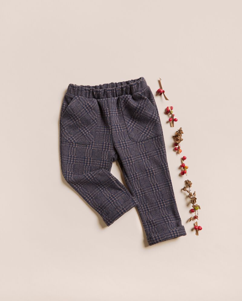 Pantaloni punto milano jacquard IANA Made in Italydouble bordered 0 