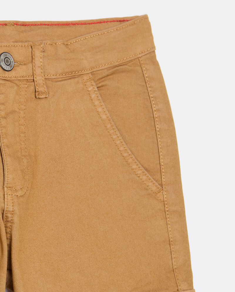 Pantaloni cargo di cotone ragazzo single tile 1 null