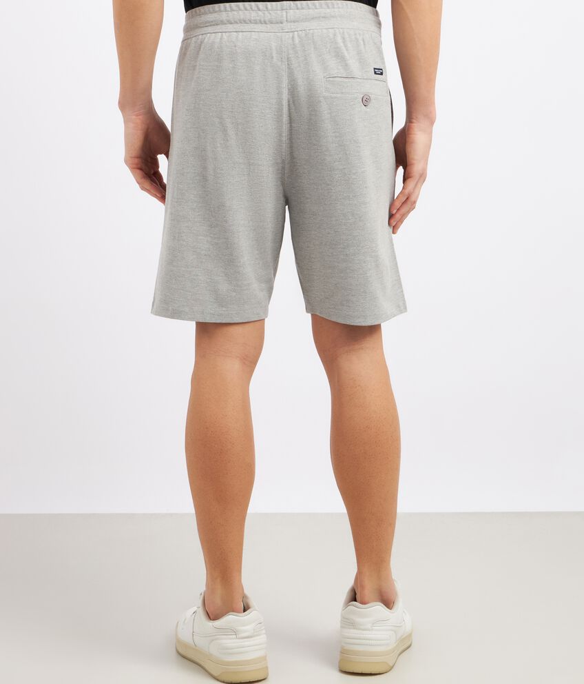 Shorts in cotone garzato uomo double 2 
