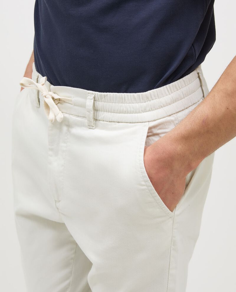 Pantaloni in cotone con coulisse uomodouble bordered 2 