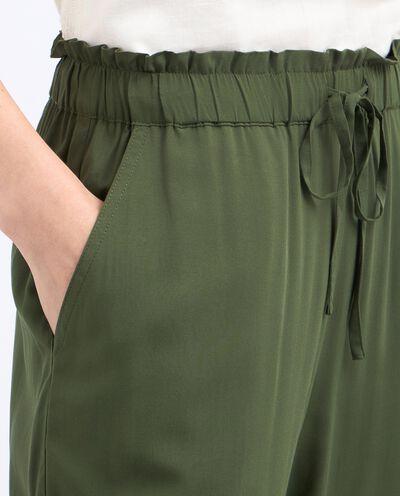 Pantaloni in pura viscosa donna detail 2
