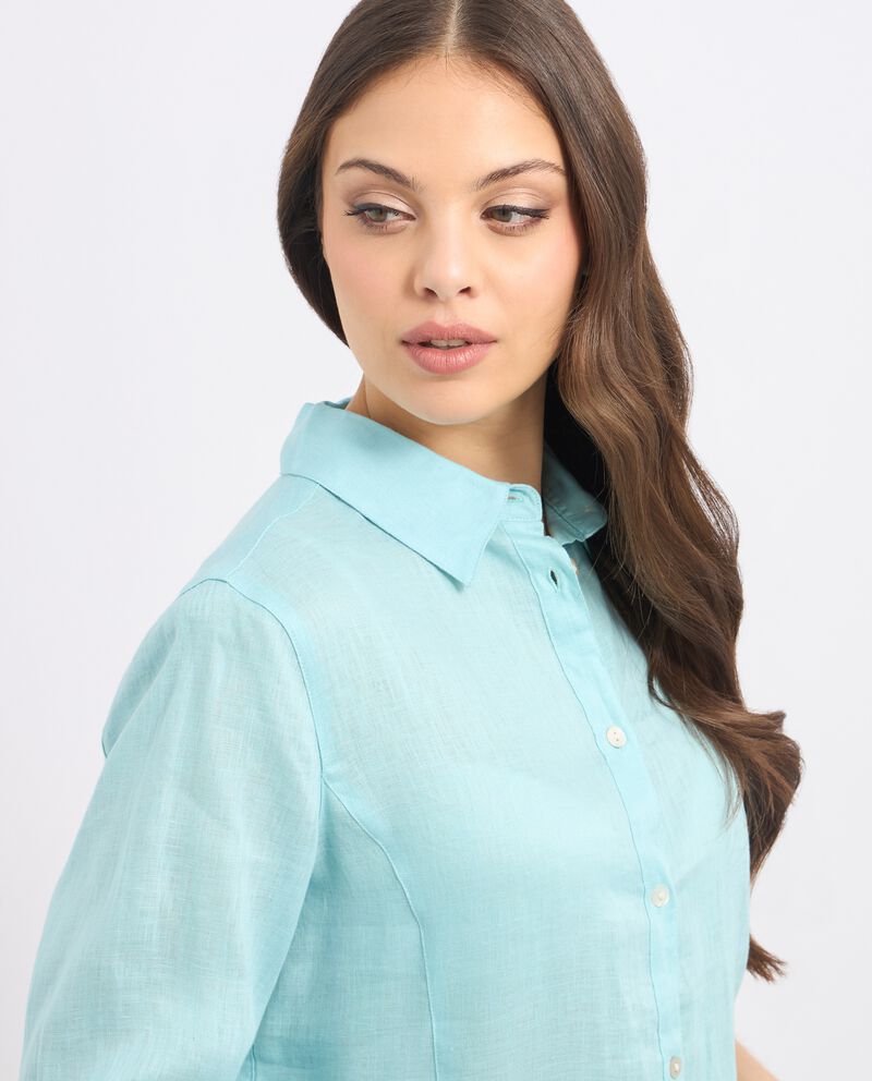Camicia in puro lino donnadouble bordered 2 cotone