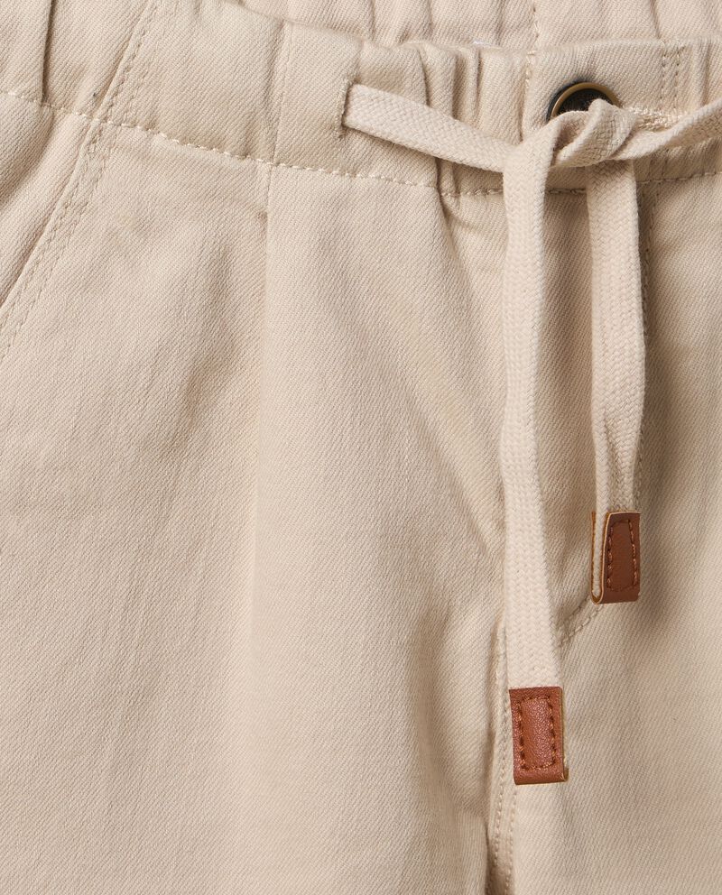 Pantaloni IANA in cotone misto lyocell bambinodouble bordered 1 cotone