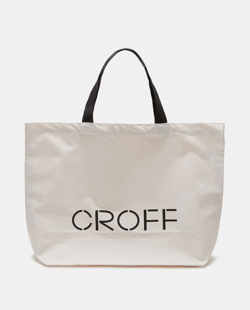 Shopping bag cotone riciclatodouble bordered 0 cotone