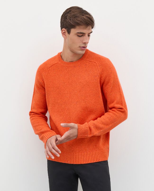 Maglione tricot girocollo in misto lana uomo carousel 0