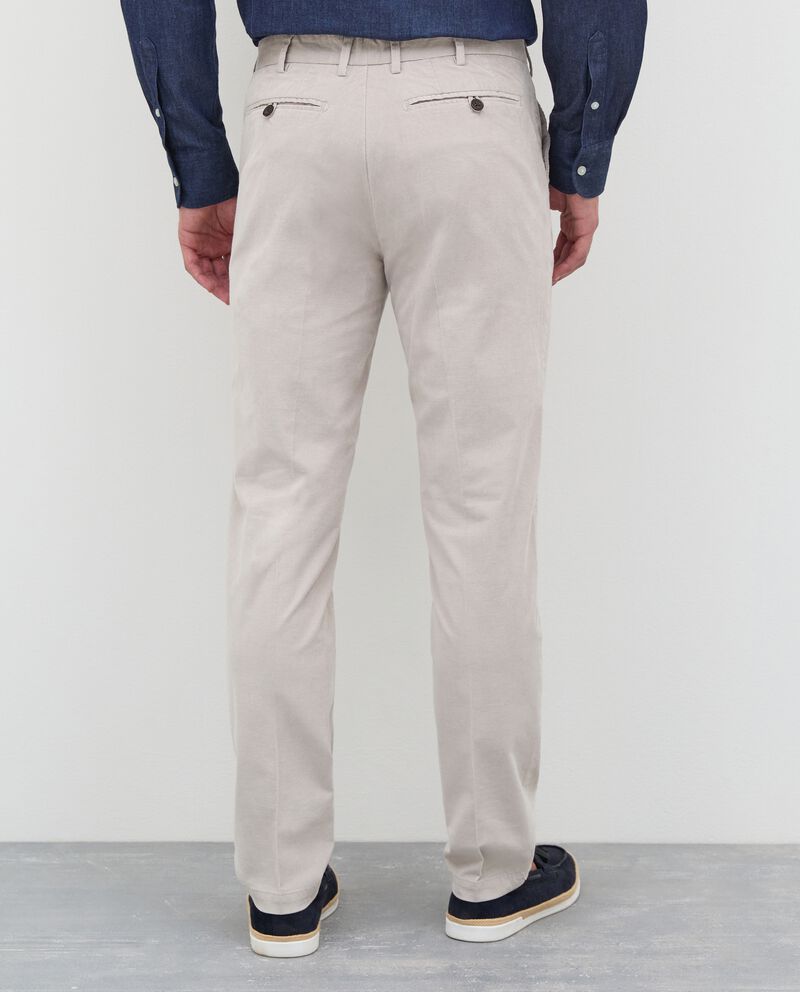 Pantaloni chino in velluto di cotone stretch uomo Rumford single tile 1 cotone