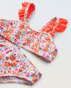 Bikini con rouches neonata