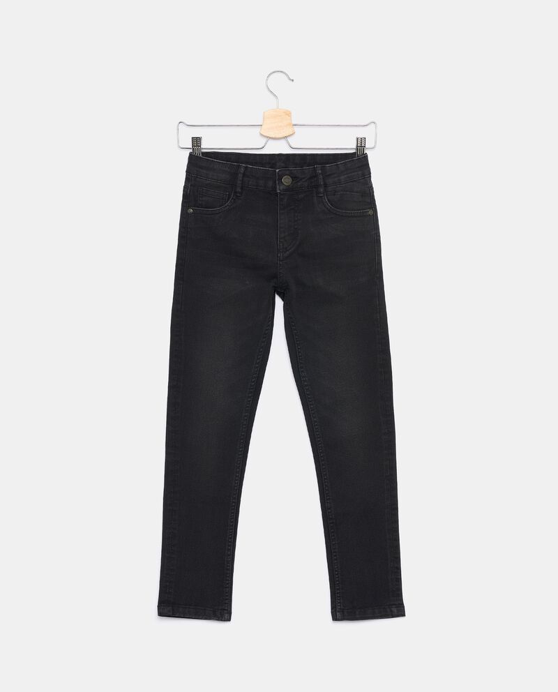 Jeans con cinque tasche ragazzo single tile 0 cotone