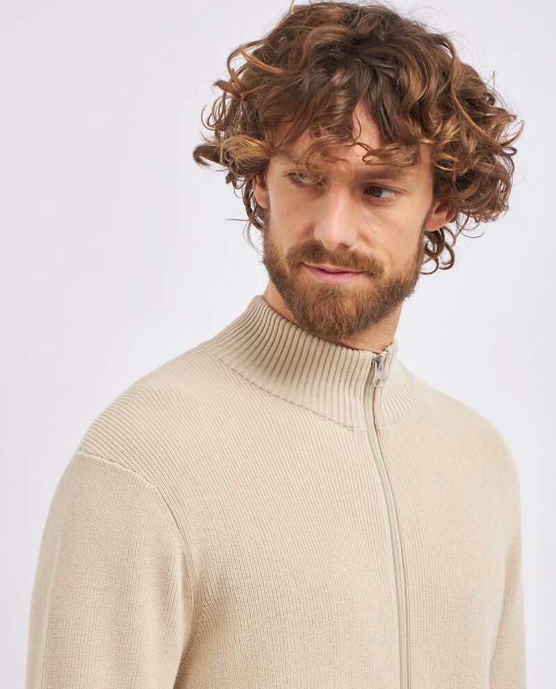 Cardigan tricot in puro cotone uomo single tile 2 cotone