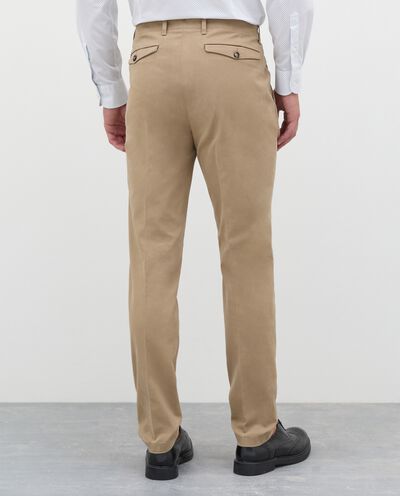 Pantaloni chino in cavarly twill di cotone uomo Rumford detail 1