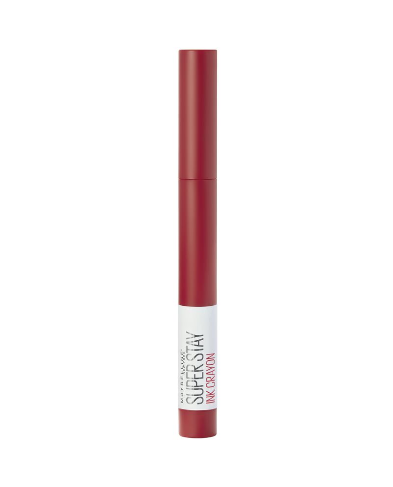 Maybelline New York SuperStay Ink Crayon, rossetto in penna a lunga tenuta, Hustle in Heels (45). cover