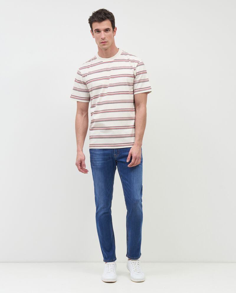 Jeans in cotone elasticizzato modello slim uomo cover