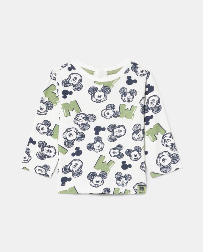 T-shirt Mickey Mouse a maniche lunghe neonato carousel 0