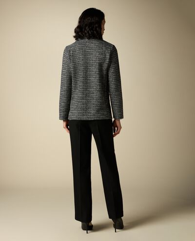 Blazer in tweed con revers donna detail 2