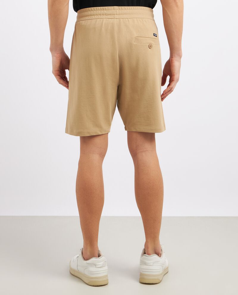 Shorts in cotone garzato uomo single tile 1 