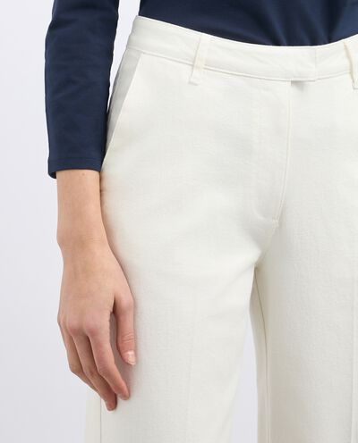 Pantaloni in denim con risvolto donna detail 2