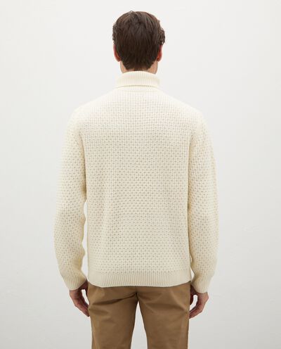 Maglione intrecciato misto lana uomo detail 1