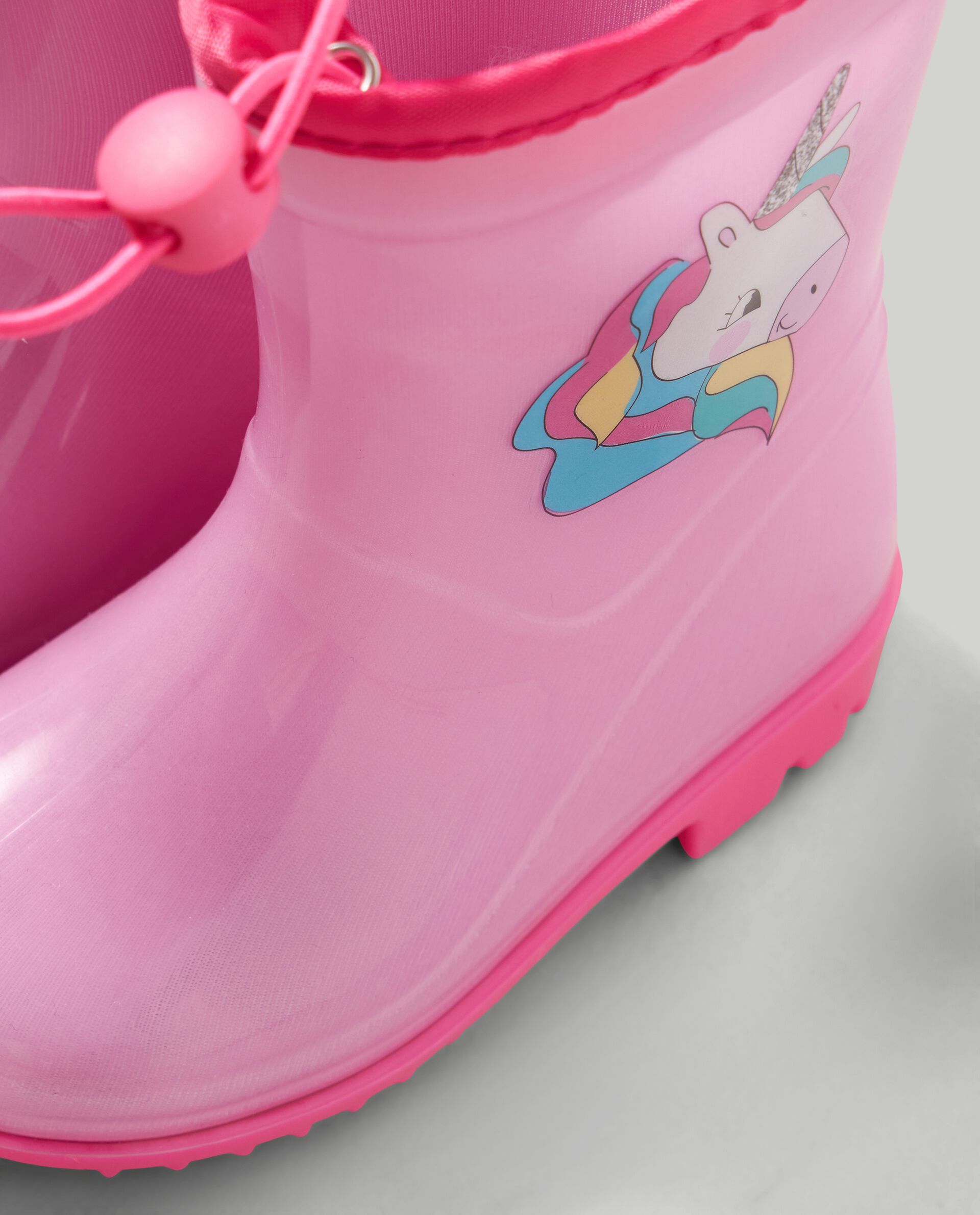 Stivali anti-pioggia unicorno bambina