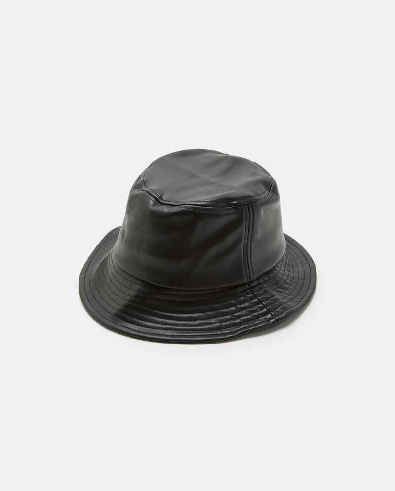 Cappello bucket in ecopelle donna cover