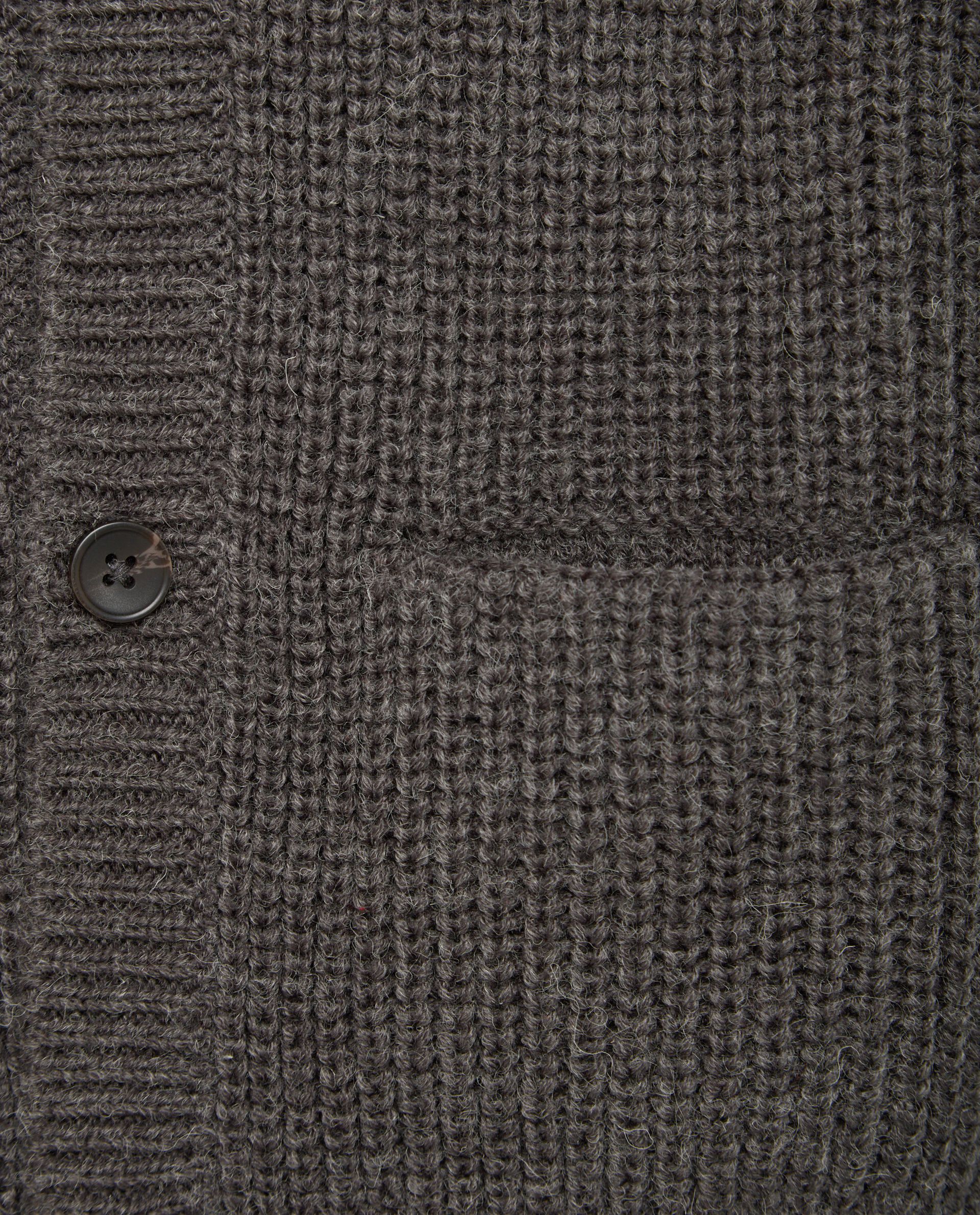 Cardigan in misto lana con cappuccio bambino