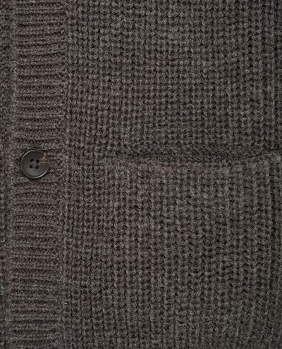 Cardigan in misto lana con cappuccio bambino detail 1