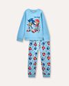 Set pigiama lungo Sonic in puro cotone bambino