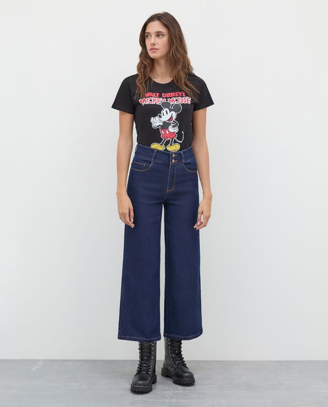 Jeans cropped wide leg donna carousel 0