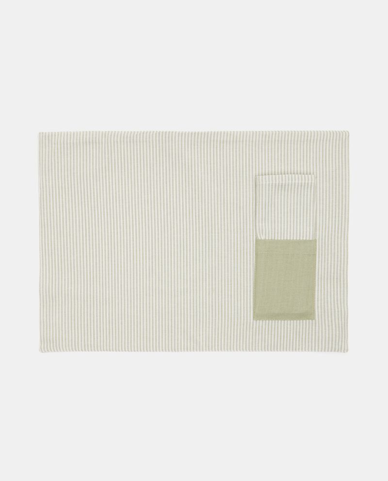 Tovaglietta bio in puro cotone con taschino single tile 0 