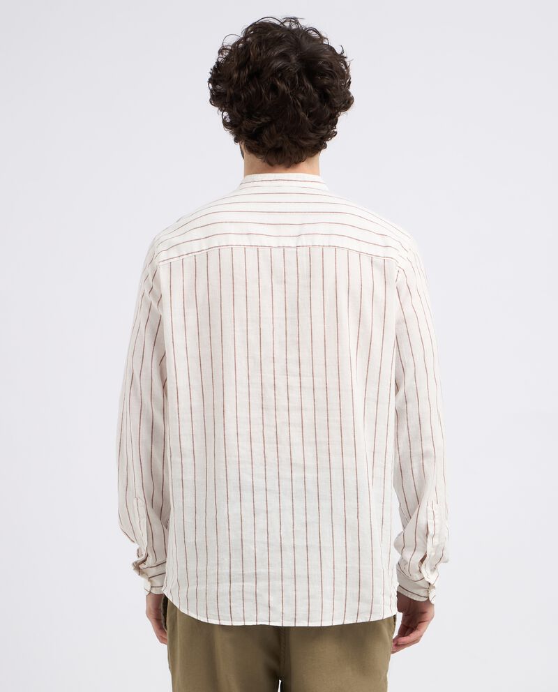 Camicia coreana in misto lino uomo single tile 1 lino