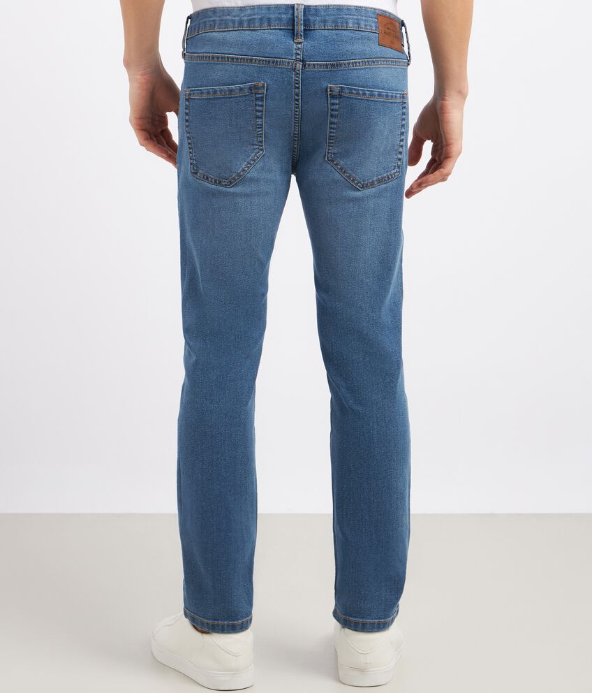 Jeans skinny in misto cotone stretch uomo double 2 cotone
