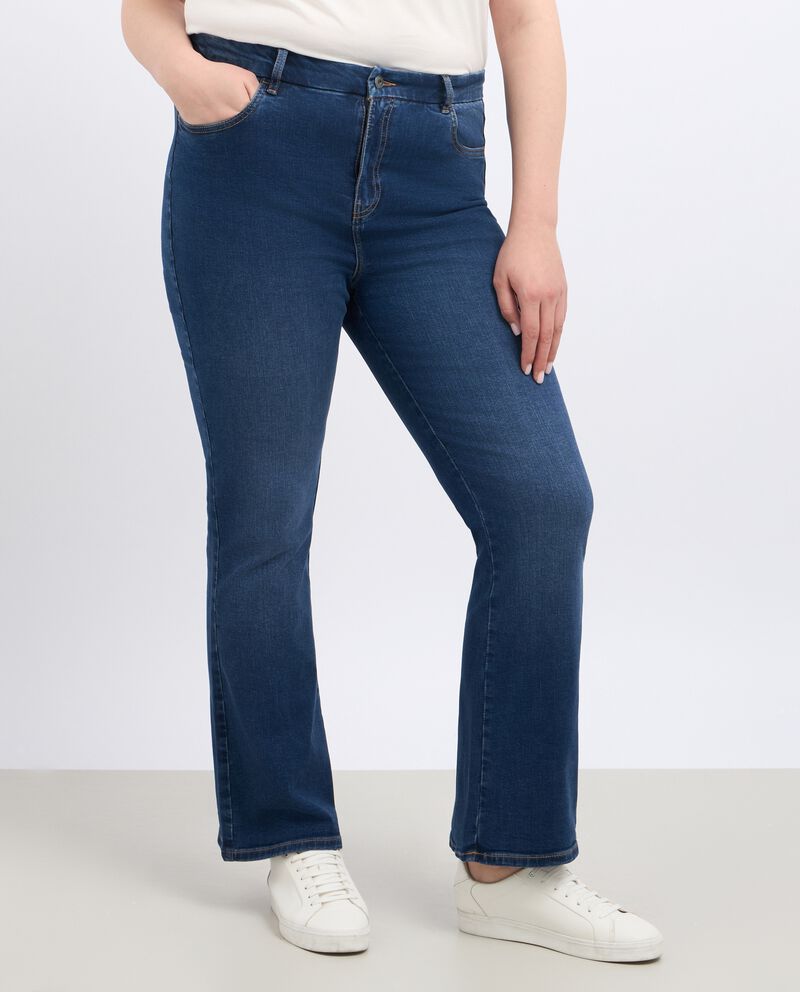 Jeans curvy regular fit donna single tile 2 cotone