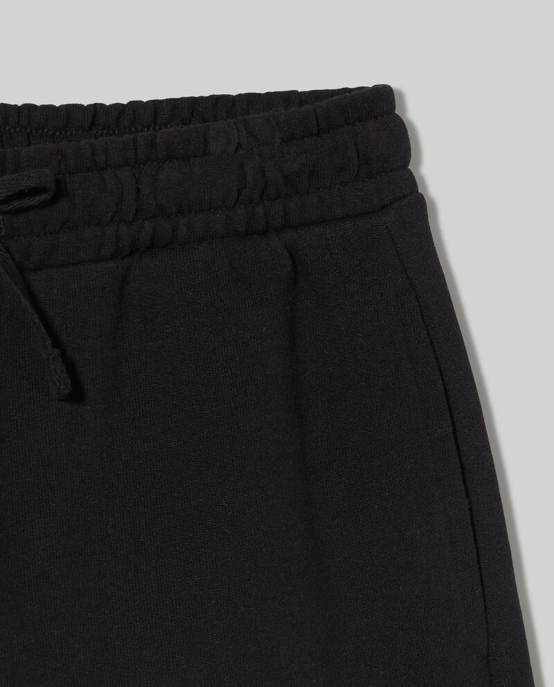 Pantaloni in felpa di puro cotone ragazza single tile 1 cotone