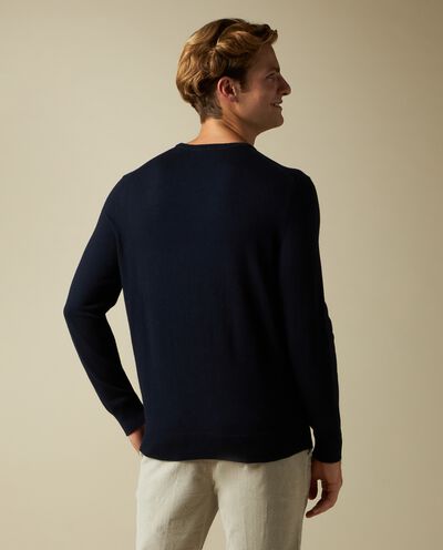 Girocollo tricot in misto cashmere uomo detail 1