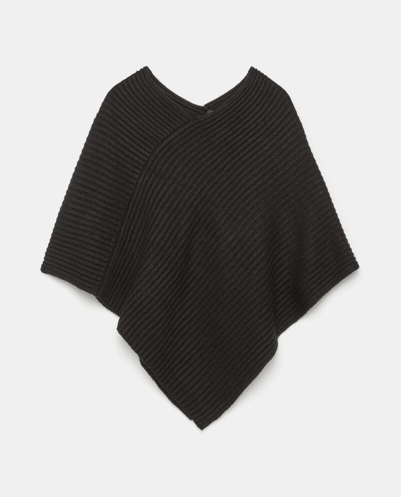 Poncho in tricot donna single tile 0 