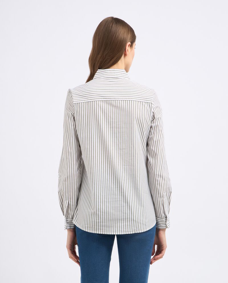 Camicia in cotone con filo lurex donna single tile 1 cotone