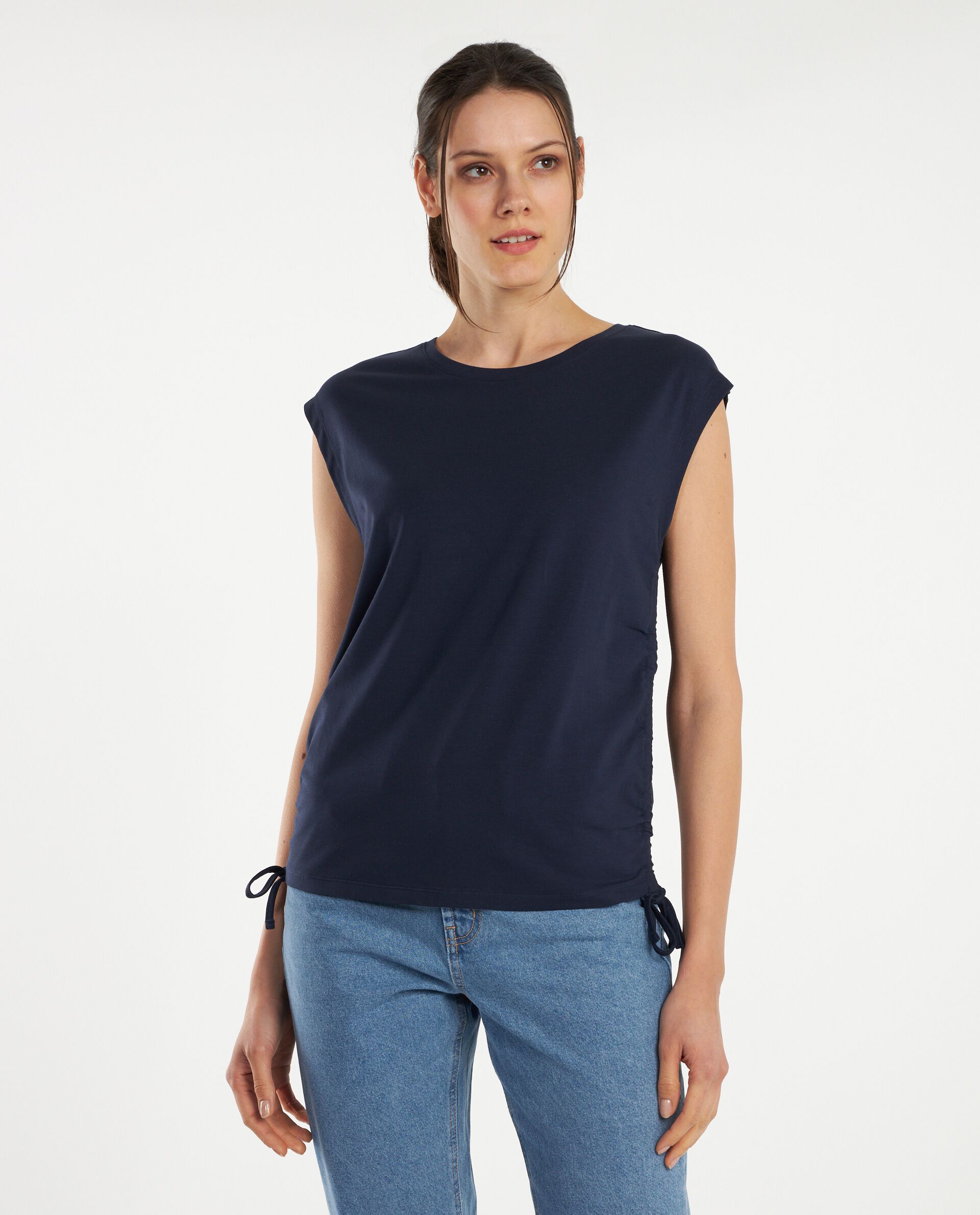 Top Holistic con coulisse laterali donna