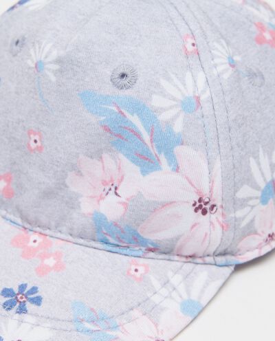Cappellino con visiera floreale detail 1