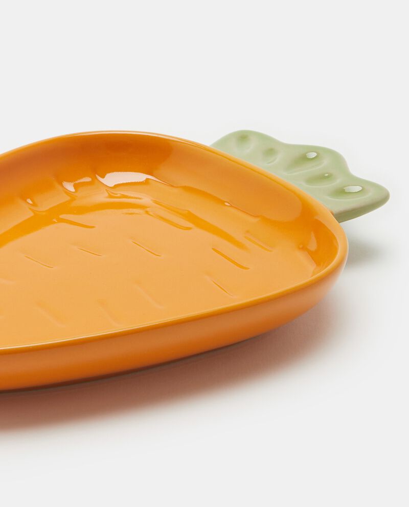 Piatto a forma di carota in ceramica single tile 1 