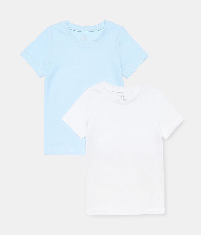 Pack con 2 t-shirt intime di cotone organico bambino double 1 
