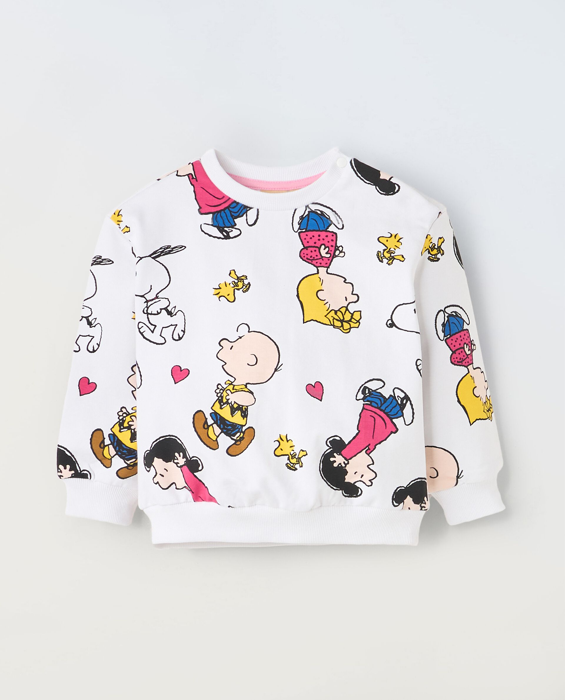 Felpa Snoopy in puro cotone neonata
