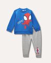 Jogging set Spider-Man in puro cotone neonato