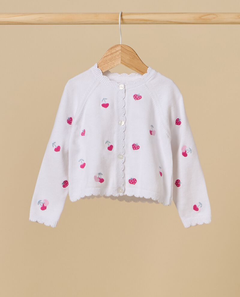 Cardigan tricot IANA in puro cotone neonata cover