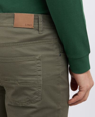 Pantaloni in cotone stretch uomo detail 2