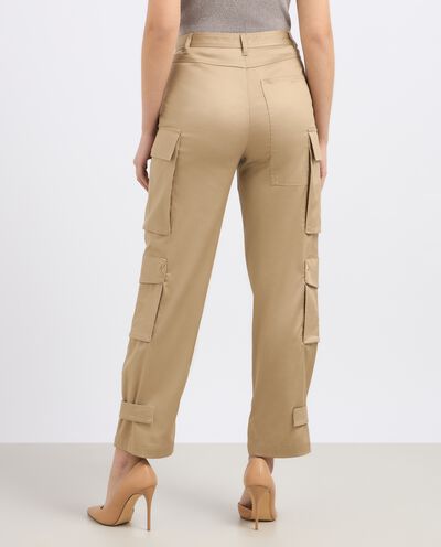 Pantaloni cargo in misto lyocell donna detail 1