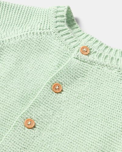 Cardigan tricot in puro cotone neonato detail 1